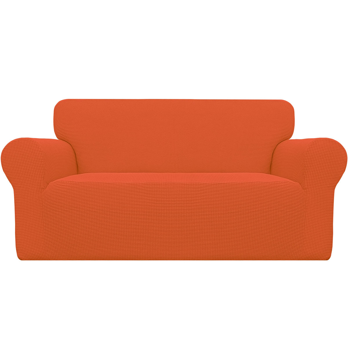 Easy-Going Stretch Loveseat Couch Covers Washable Dark Gray