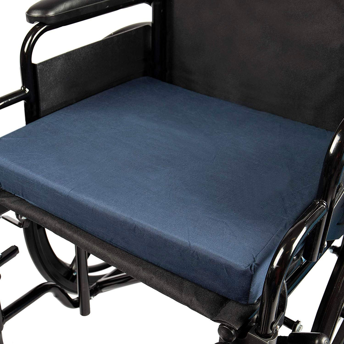 DMI Seat and Chair Cushion for Office Chairs, Wheelchairs, Scooters, Kitchen Chairs or Car Seats, for Support and Height While Reducing Stress on Back, Tailbone or Sciatica, Foam, 1 Count
