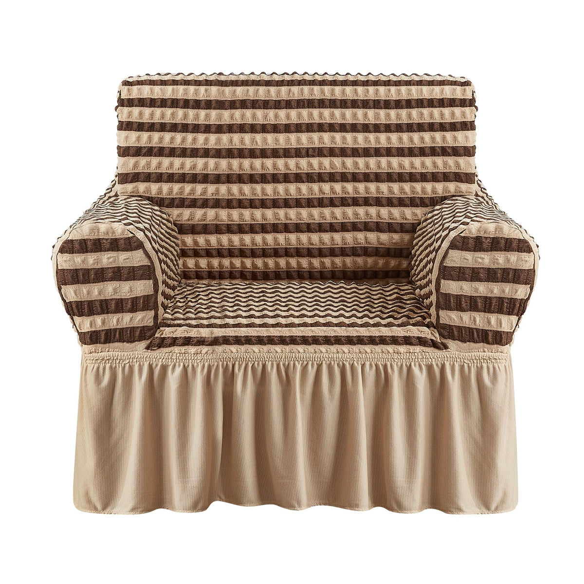 NICEEC Sofa Cover Wine Red Couch Cover Stretch Sofa Slipcovers with Skirt