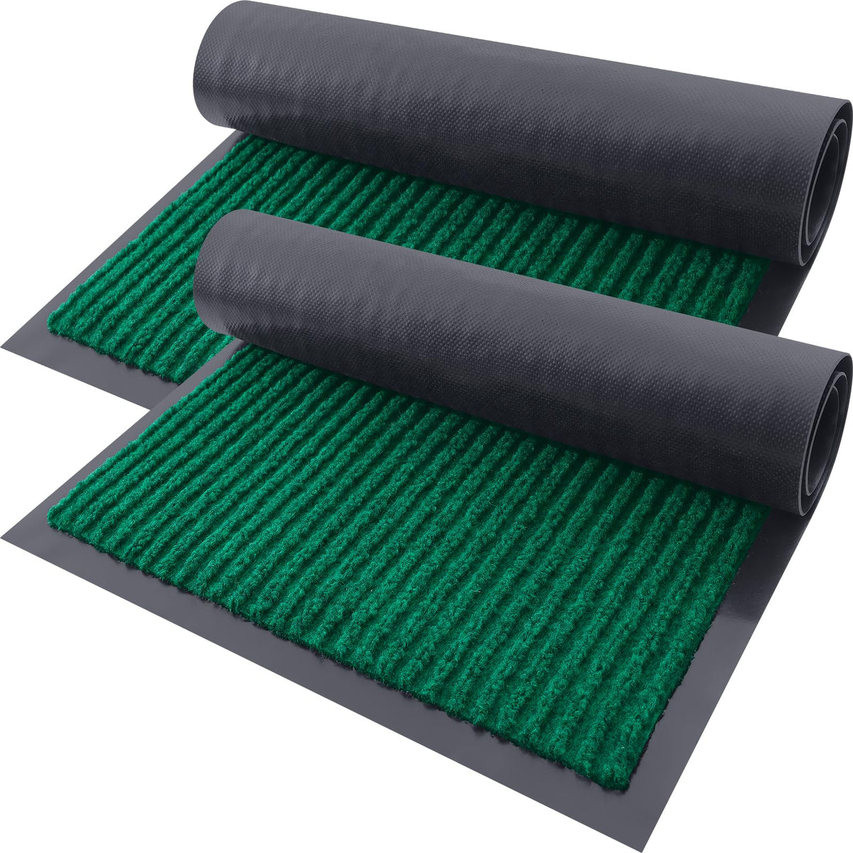 OLANLY 2-Pack Front Door Mats 29.5x17, Waterproof Heavy-Duty Doormats