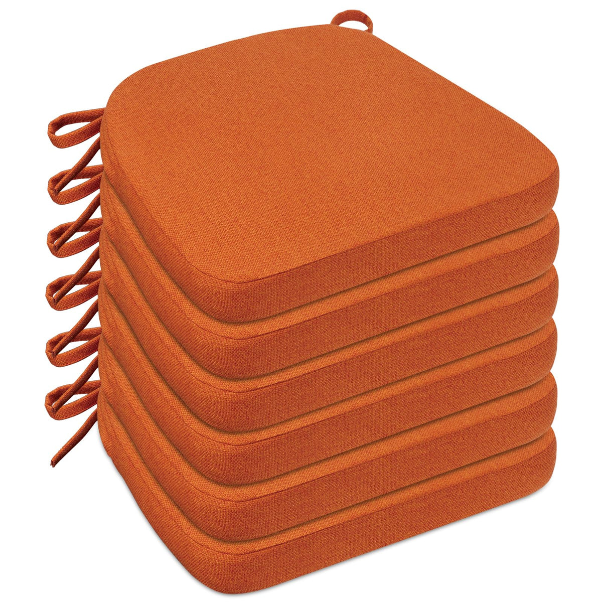 Sunsleek Chair Cushions for Dining Chairs D-Shaped Seat Cushions Chair Pads
