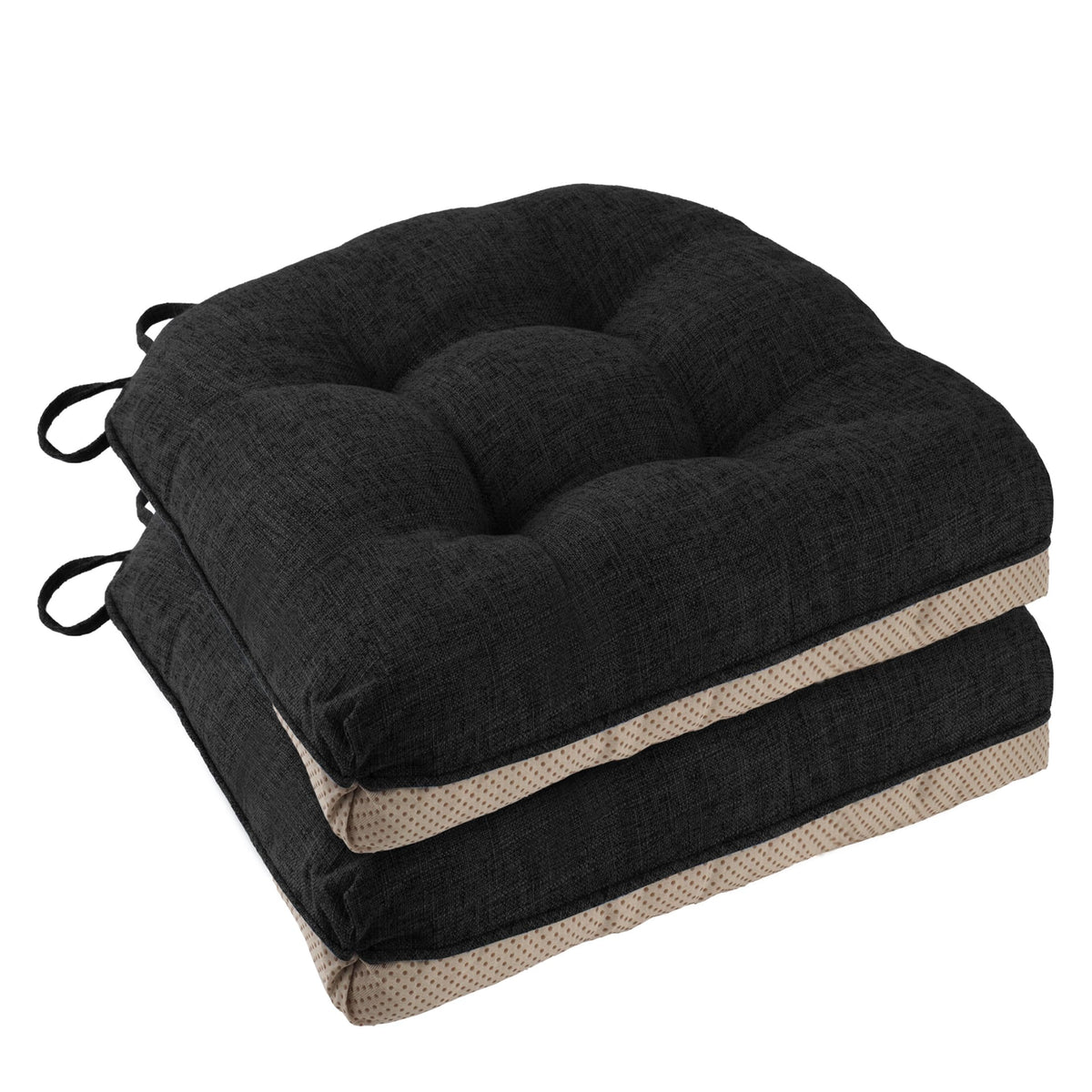 Chair Cushions for Dining Chairs Set of 4, 18"x18"x3", Coffee
