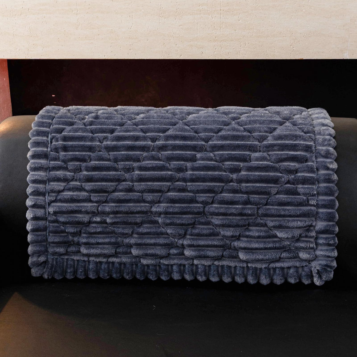 Plush Couch Cover for Pet,Dog Couch Cover for Sofa,Light Gray