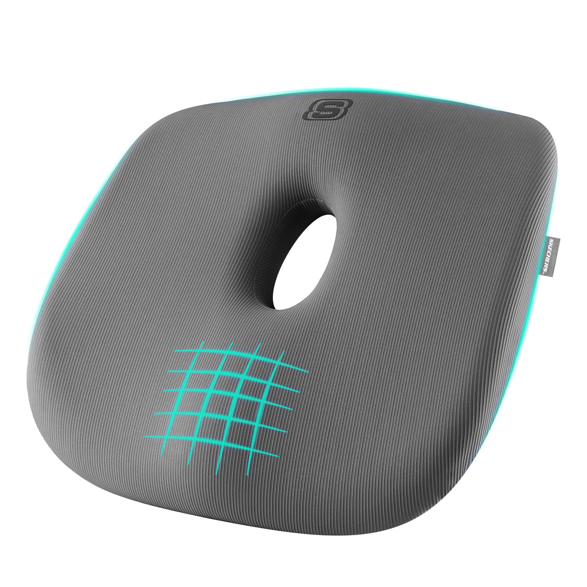 Skechers Seat Cushion Memory Foam,Donut Pillow Office Chair Cushion for Tailbone Pain Relief,Butt Pillow for Office Chair,Car seat Cushion,Long Sitting Office Workers,and Car Drivers,Orange