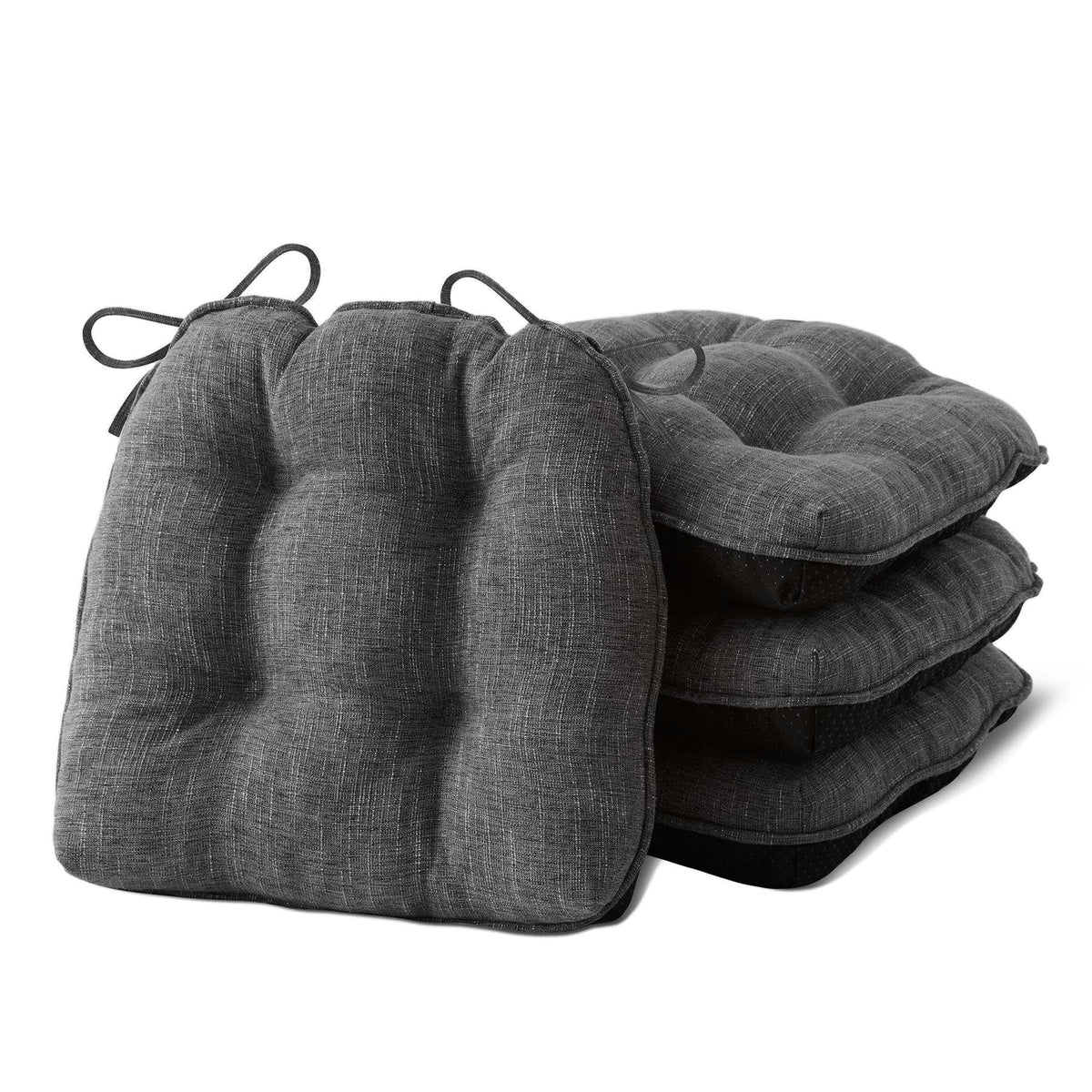 IPYNBAP Chair Cushions for Dining Chairs Set of 4, 15.5"x15.5"x4", Navy