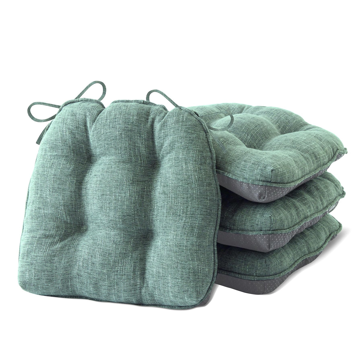 IPYNBAP Chair Cushions for Dining Chairs Set of 4, 15.5"x15.5"x4", Navy