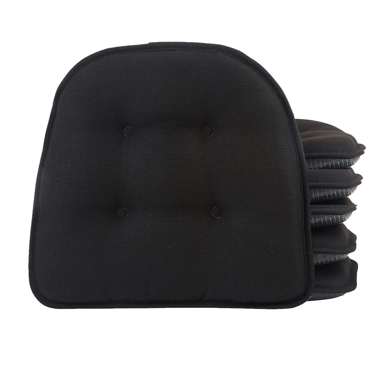 Non-Slip Chair Cushions, Assembled in USA, U-Shaped Skid-Proof Seat Pads for Dining Room, Kitchen, Office, 15"x16"