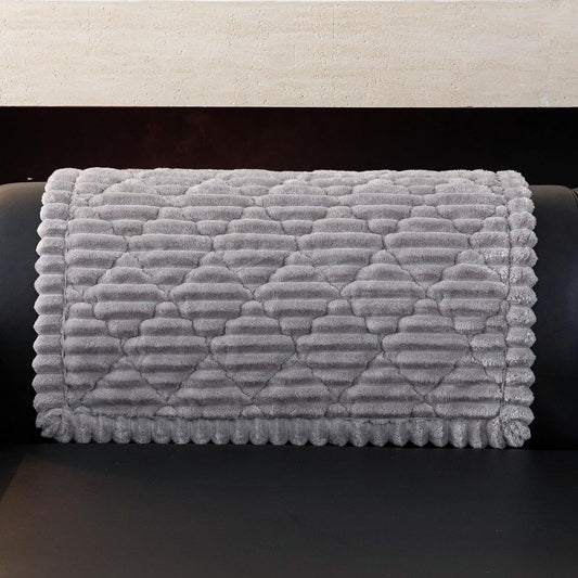 Plush Couch Cover for Pet,Dog Couch Cover for Sofa,Light Gray