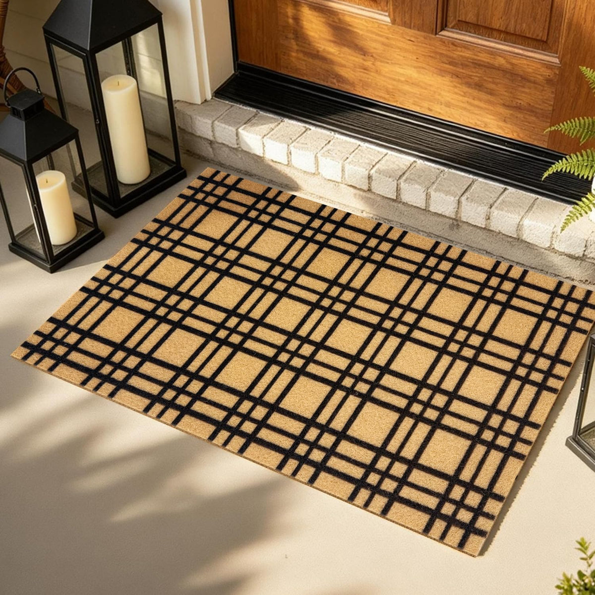 Halloween Door Mat, Non Slip Front Welcome Mat Outdoor Indoor 17x30