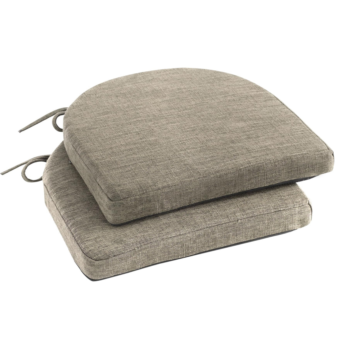 IPYNBAP Chair Cushions for Dining Chairs, Kitchen Chair Cushions, 16'' x 16'' x 2'', Non Slip Indoor Seat Cushions, Chair Pads for Dining Chairs with Ties & Removable Cover, Set of 4, Navy