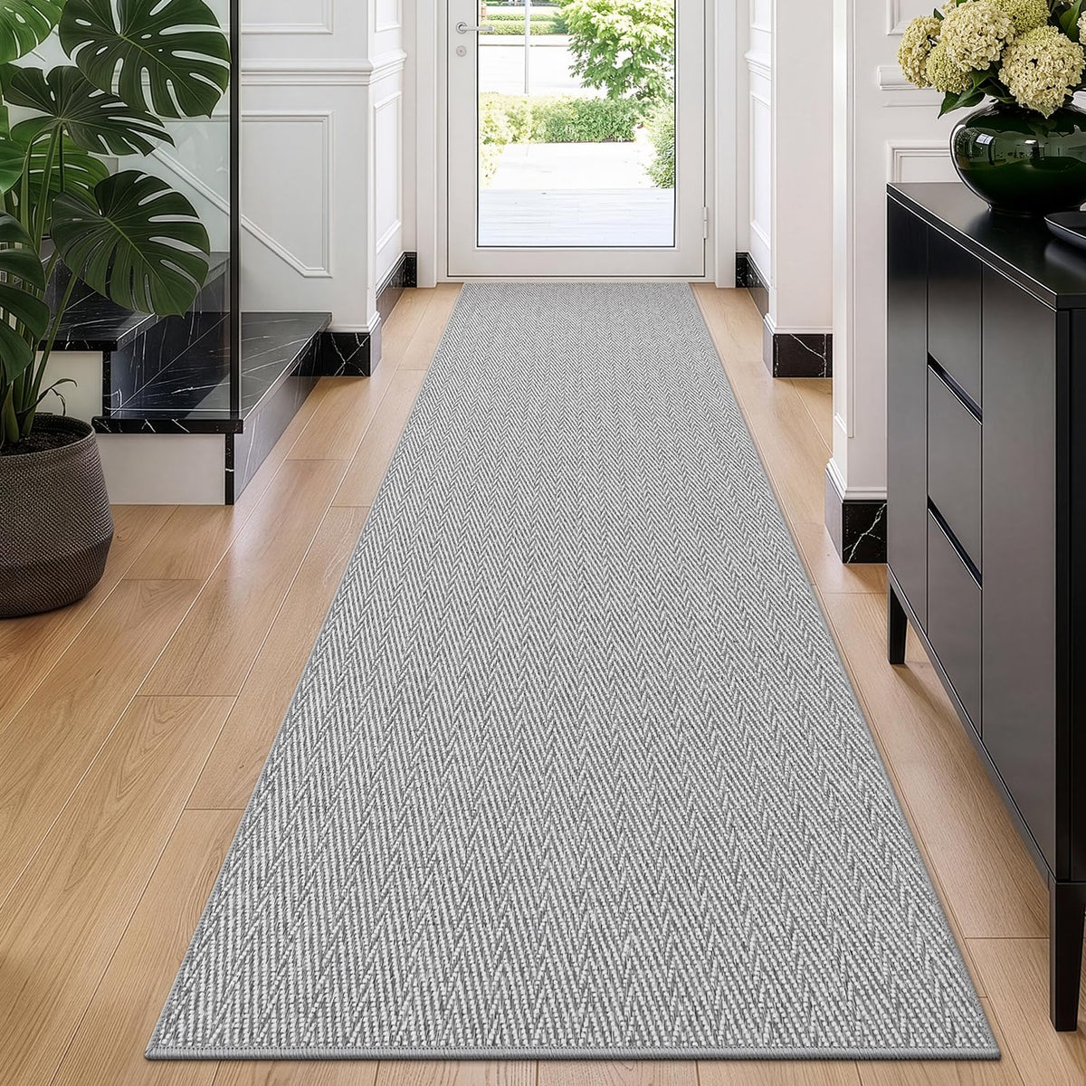 LUMI Ultra Thin Indoor Door Mat 24"x36", Entrance Doormat, Beige
