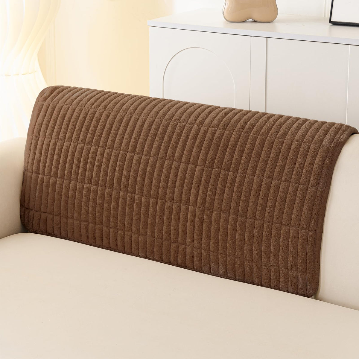 Smiry Couch Covers for Dogs, Non Slip Plush Washable Sofa Cover for Pets