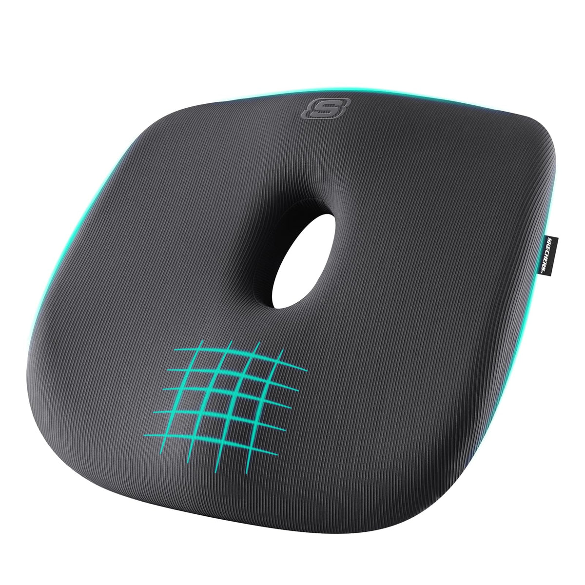 Skechers Seat Cushion Memory Foam,Donut Pillow Office Chair Cushion for Tailbone Pain Relief,Butt Pillow for Office Chair,Car seat Cushion,Long Sitting Office Workers,and Car Drivers,Orange
