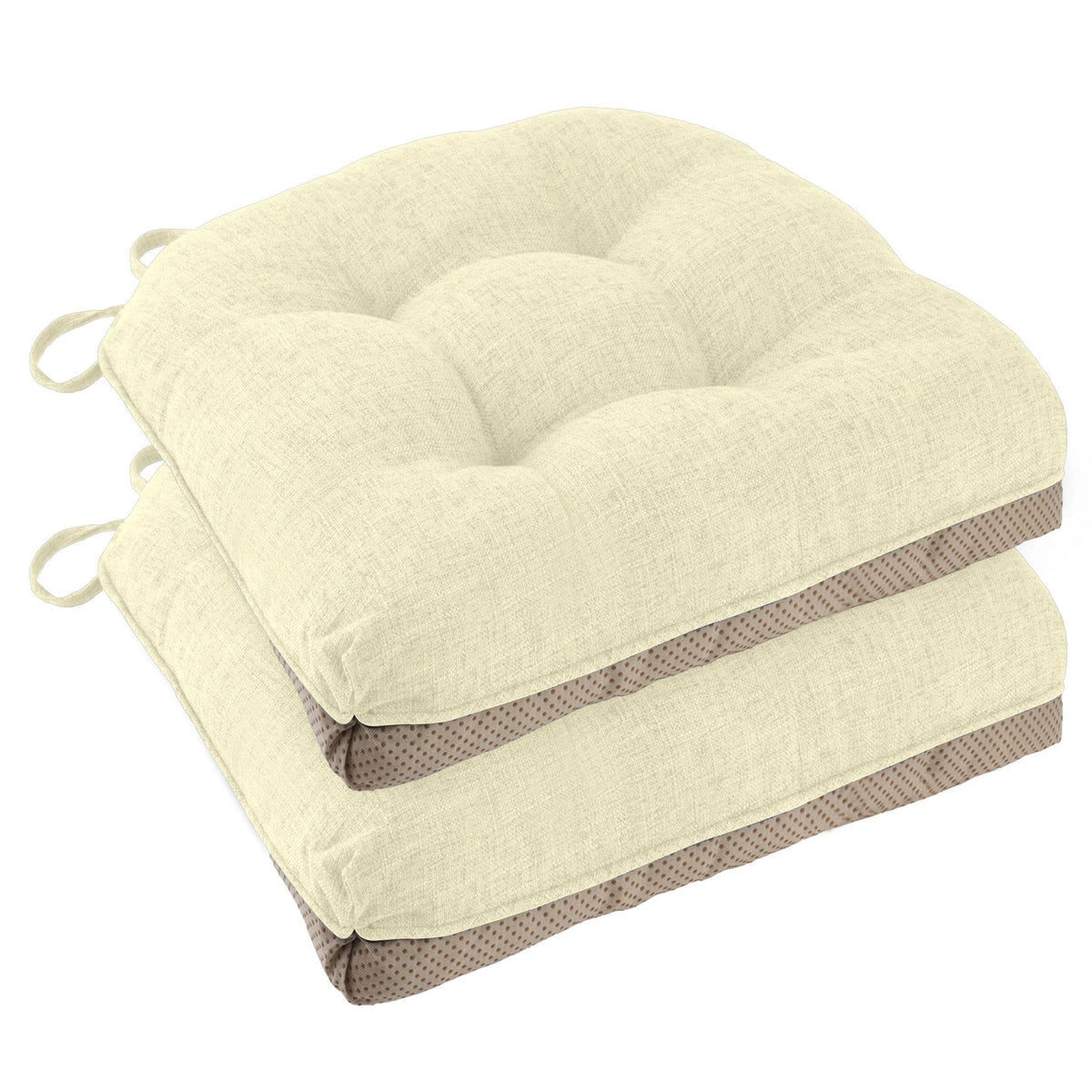 Chair Cushions for Dining Chairs Set of 4, 18"x18"x3", Coffee