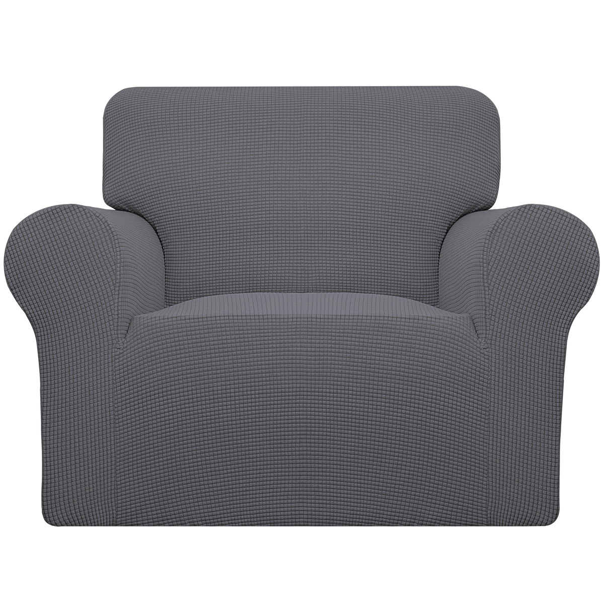Easy-Going Stretch Couch Covers for Sofa Washable Large Dark Gray