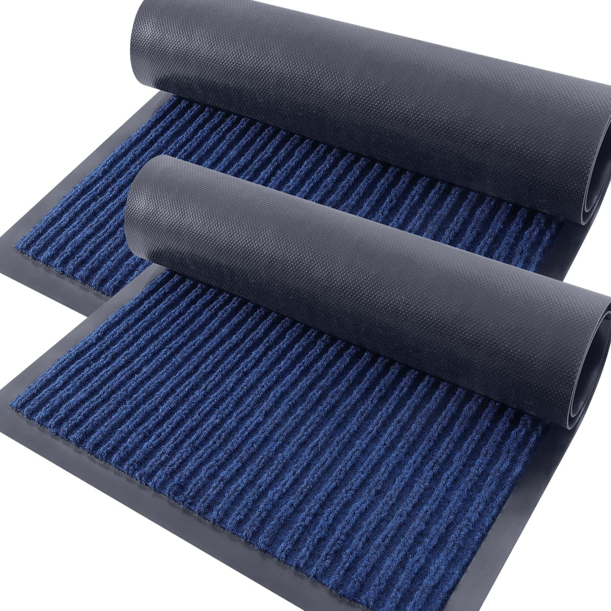 OLANLY 2-Pack Front Door Mats 29.5x17, Waterproof Heavy-Duty Doormats