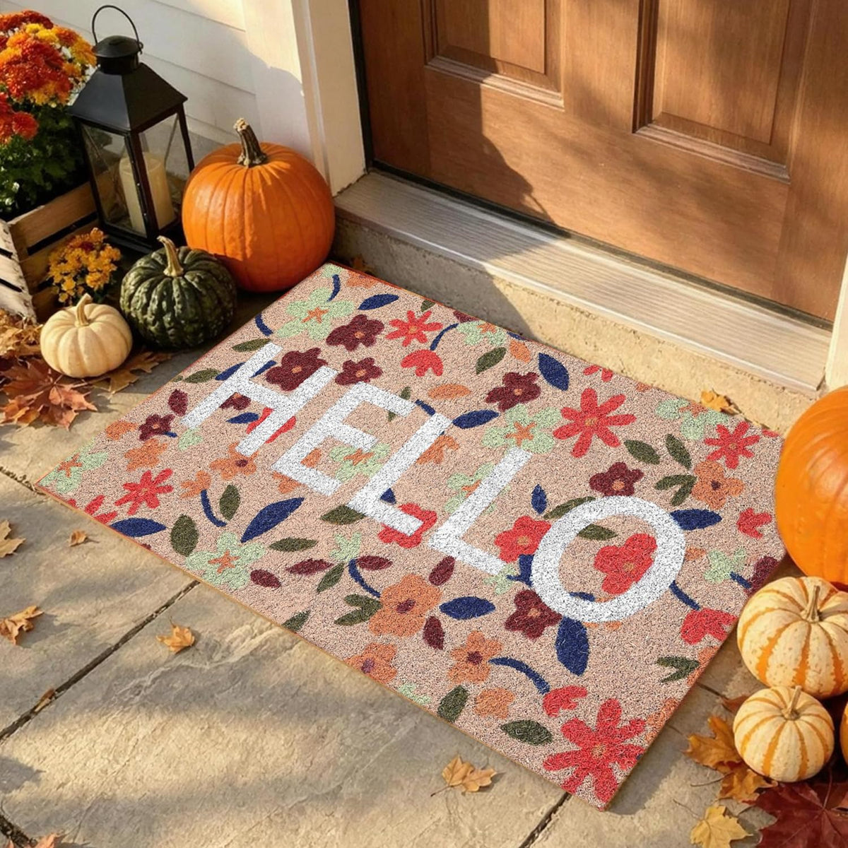 Folkulture Door Mat, Welcome Mat, Welcome Matt Outdoor Doormats - 16" x 28"