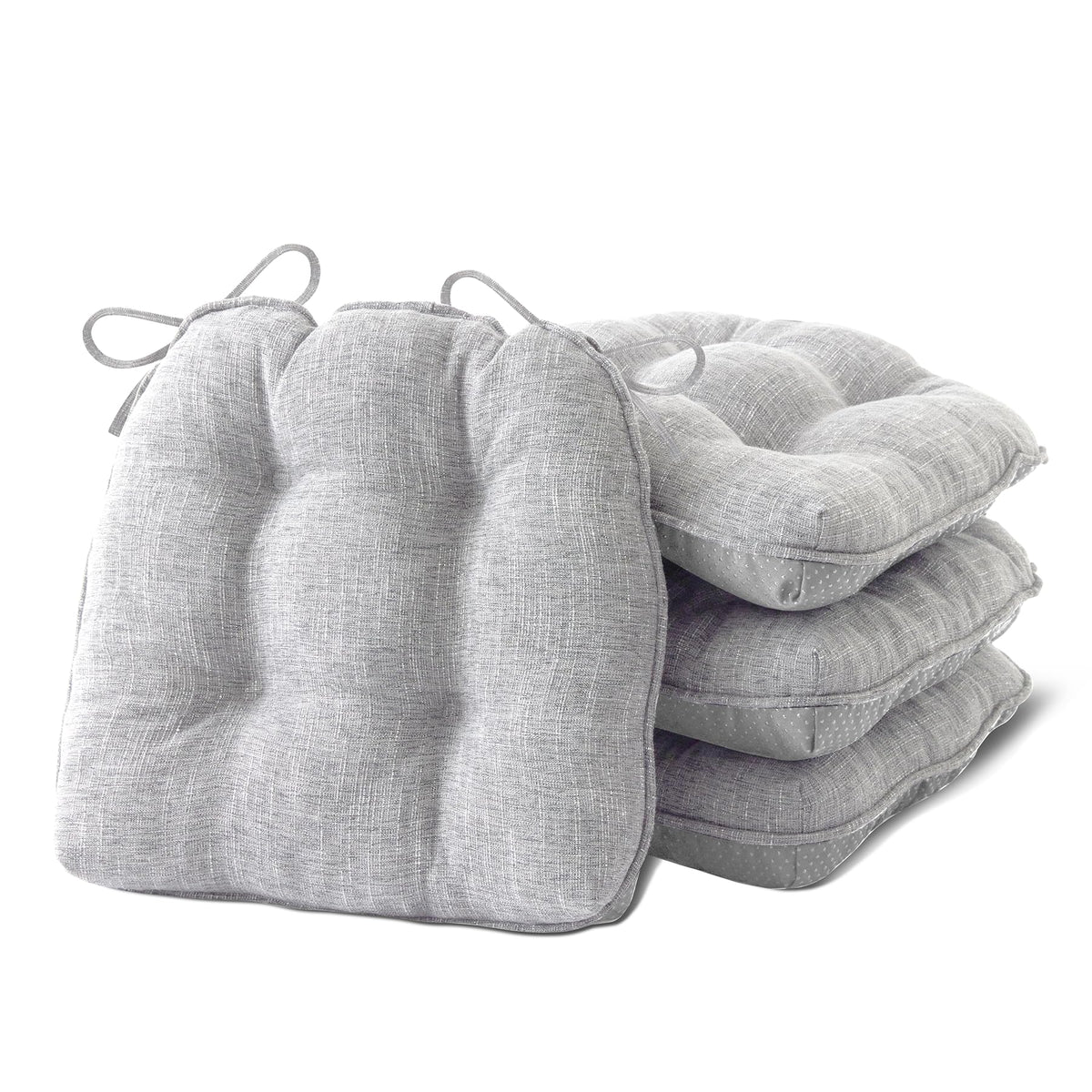 IPYNBAP Chair Cushions for Dining Chairs Set of 4, 15.5"x15.5"x4", Navy