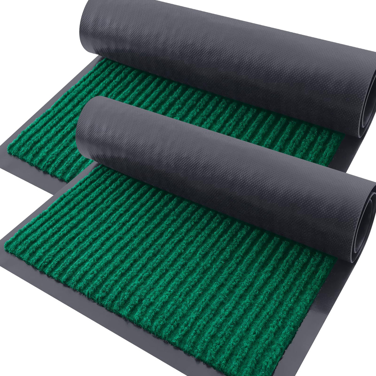 OLANLY 2-Pack Front Door Mats 29.5x17, Waterproof Heavy-Duty Doormats