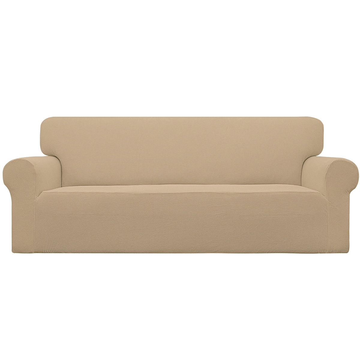 Easy-Going Stretch Couch Covers for Sofa Washable Large Black