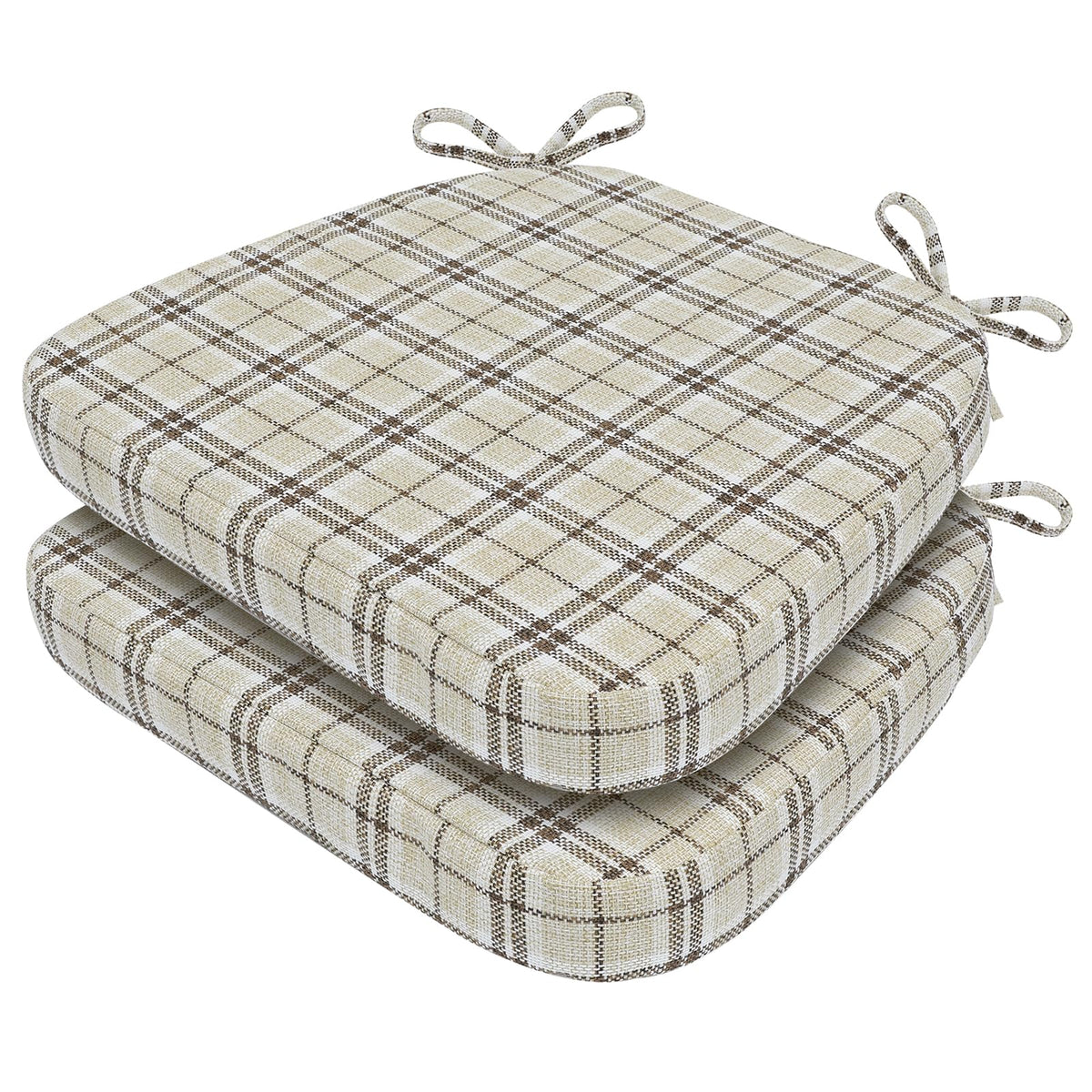 AAAAAcessories Chair Cushions for Dining Chairs, 17 x 16 x 2 in, Set of 6