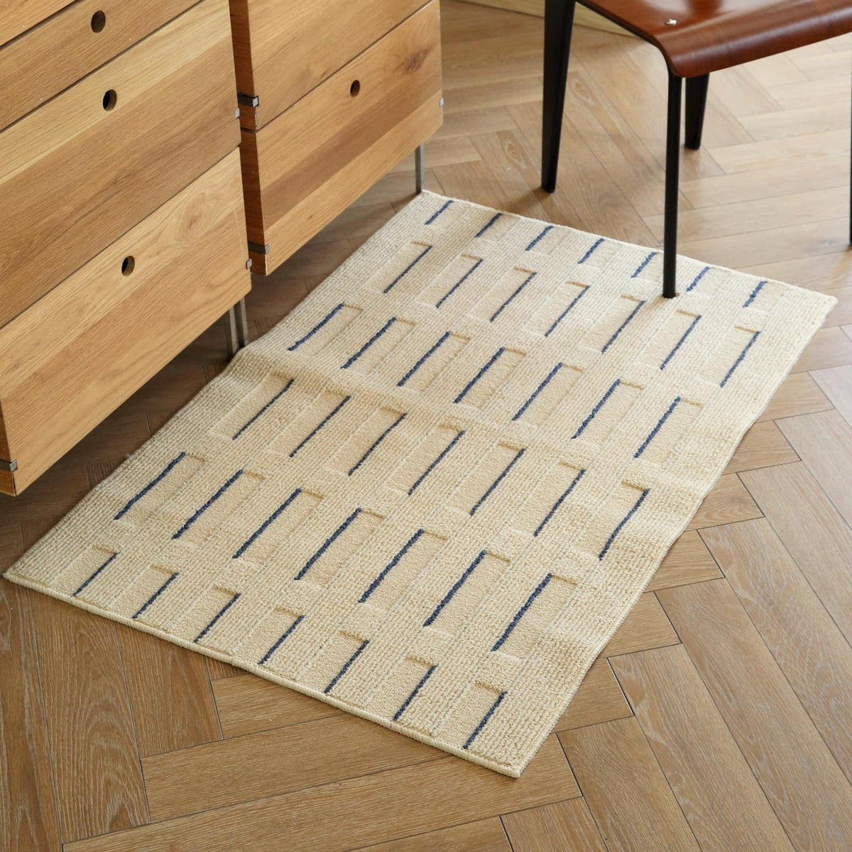 24"x36" Indoor Mats for Entryway, Black White