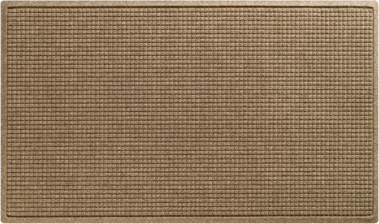 WaterHog Squares Front Door Mat Indoor Outdoor Entrance, All-Weather Mats