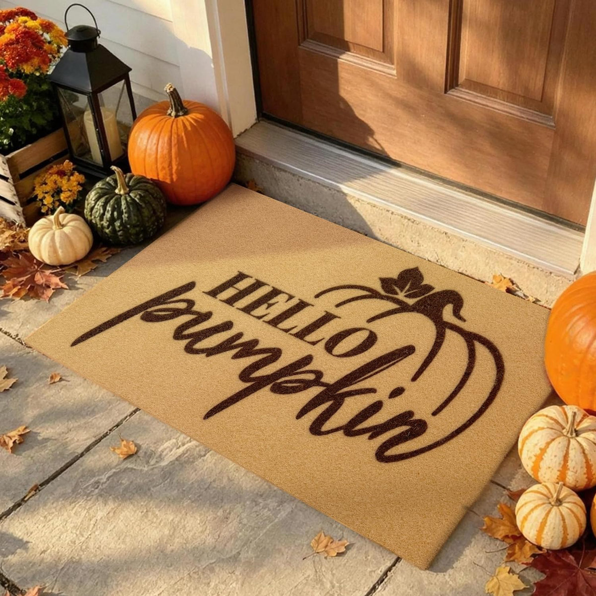 Halloween Door Mat, Non Slip Front Welcome Mat Outdoor Indoor 17x30