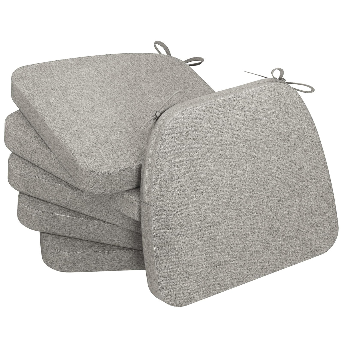 AAAAAcessories Chair Cushions for Dining Chairs, 17 x 16 x 2 in, Set of 6