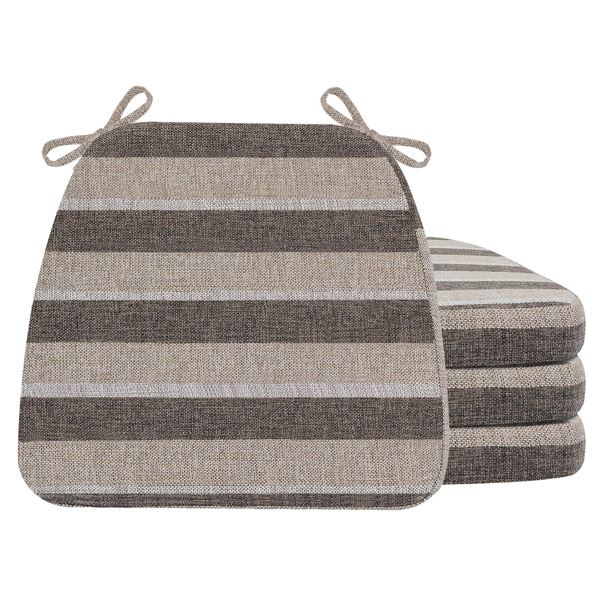 AAAAAcessories Chair Cushions for Dining Chairs, 17 x 16 x 2 in, Set of 6