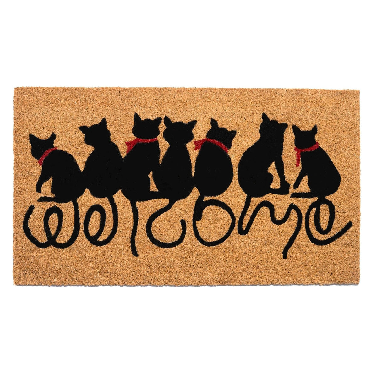Coir Front Door mat with Hope You Like Dogs Print, 30x17x0.6
