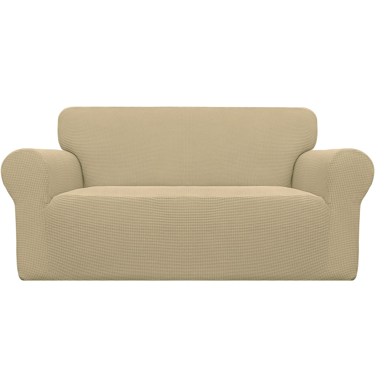 Easy-Going Stretch Couch Covers for Sofa Washable Large Cream