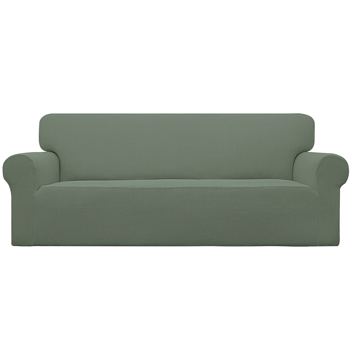 Easy-Going Stretch Loveseat Couch Covers Washable Dark Gray