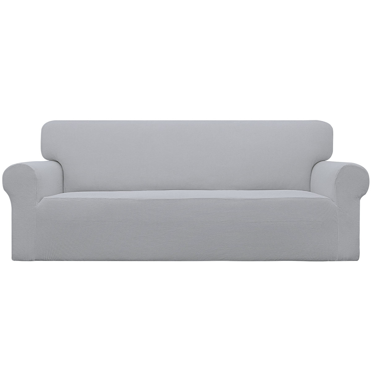Easy-Going Stretch Loveseat Couch Covers Washable Dark Gray