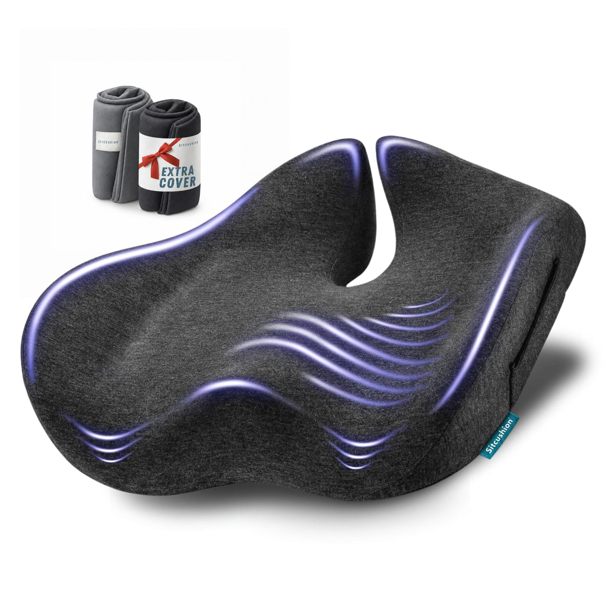 Pressure Relief Seat Cushion for Tailbone Pain, Sciatica & Coccyx Pillow