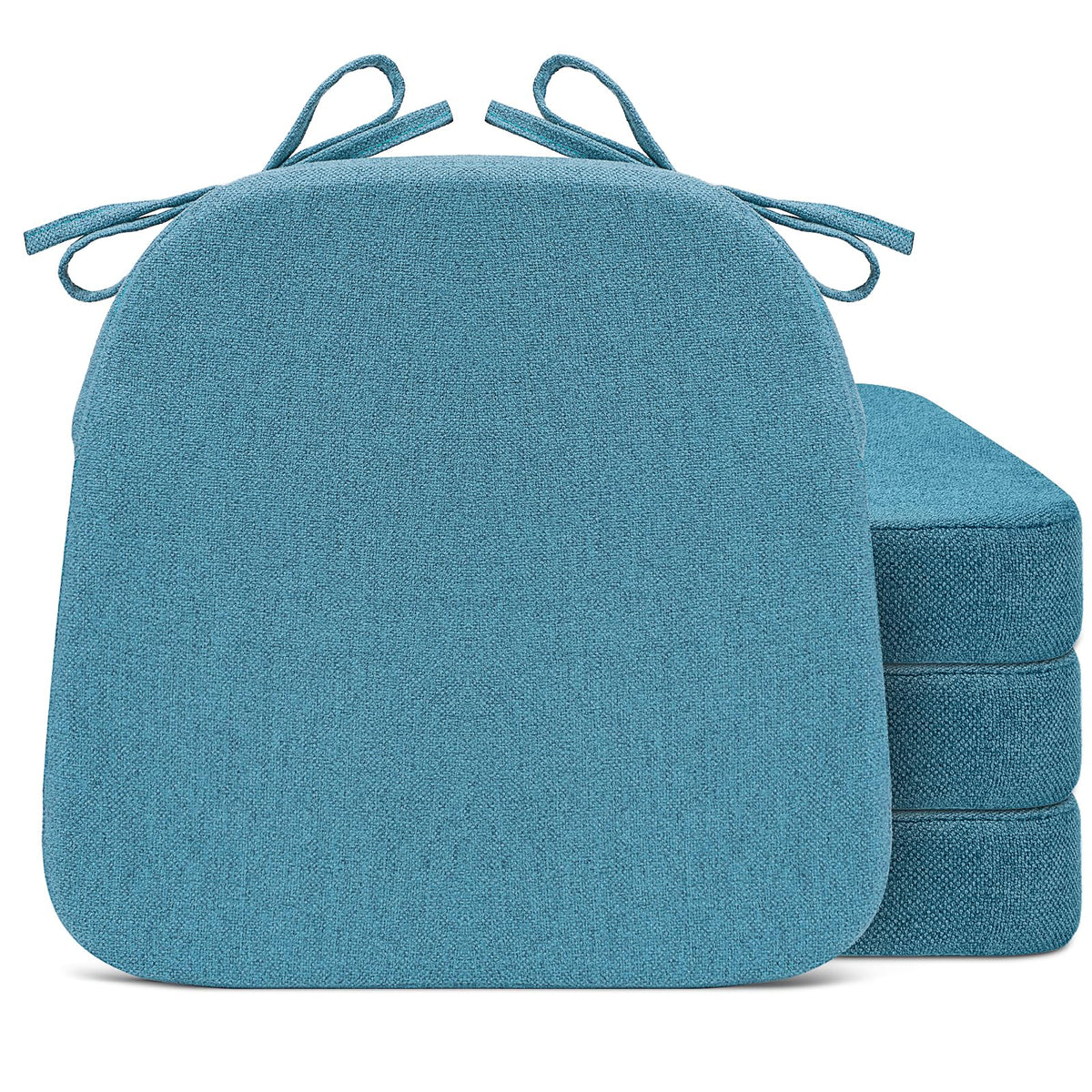Sunsleek Chair Cushions for Dining Chairs D-Shaped Seat Cushions Chair Pads