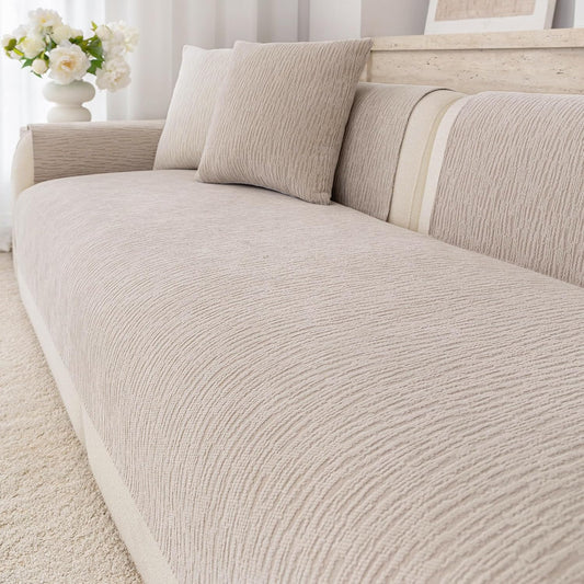 Waterproof Couch Cover for Dogs,Nonslip Sofa Cover for L Shaped Sofa,Washable Furniture Protector Pet Friendly(Coffee,36"x82")