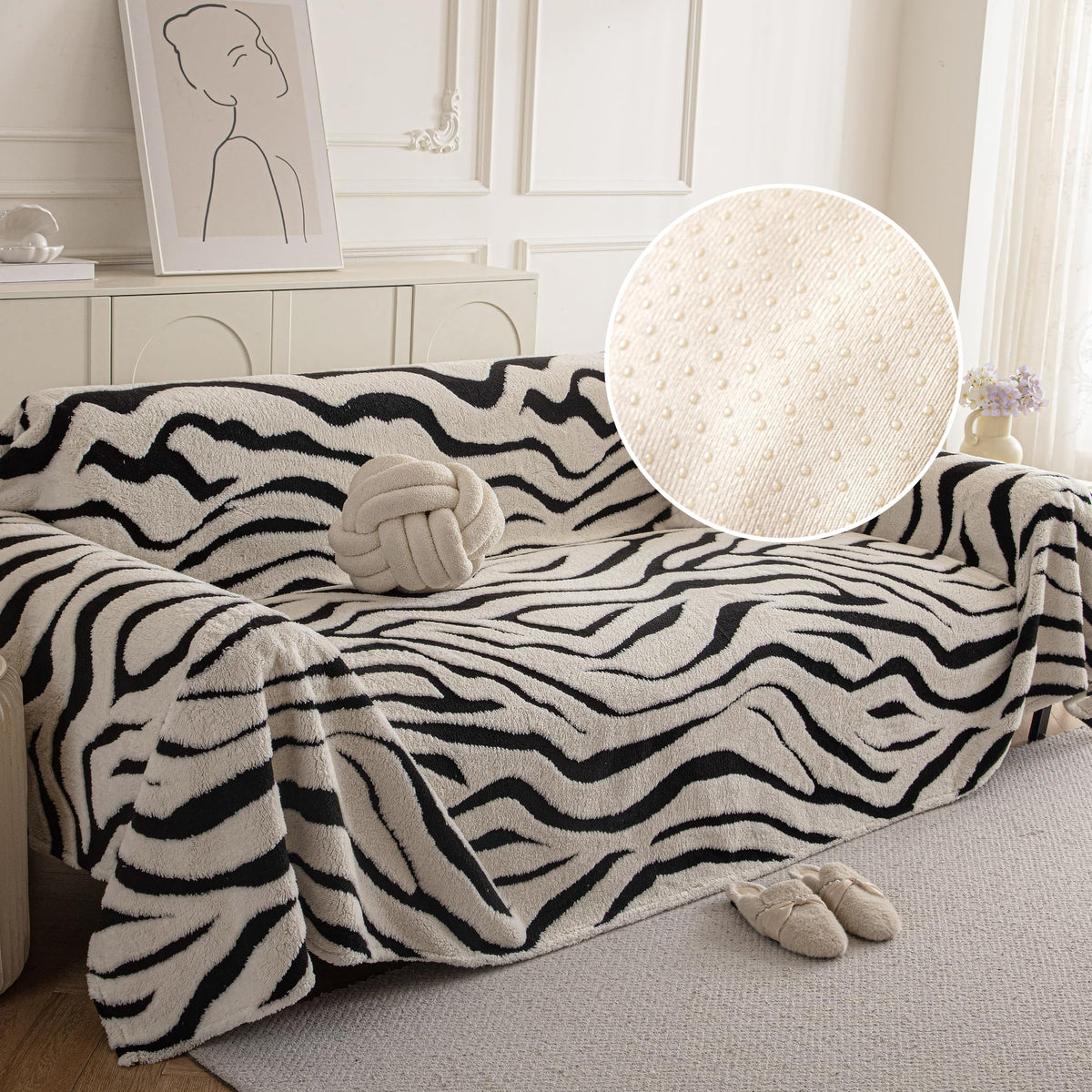 Couch Covers for Dogs, Sofa Covers for 3 Cushion Couch Washable