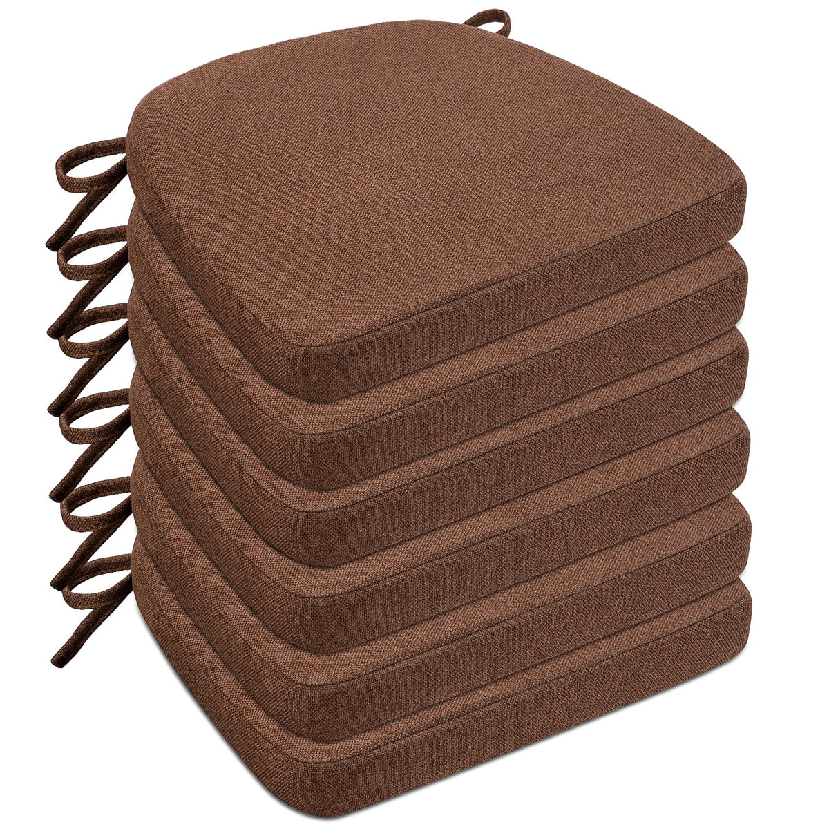 Sunsleek Chair Cushions for Dining Chairs D-Shaped Seat Cushions Chair Pads