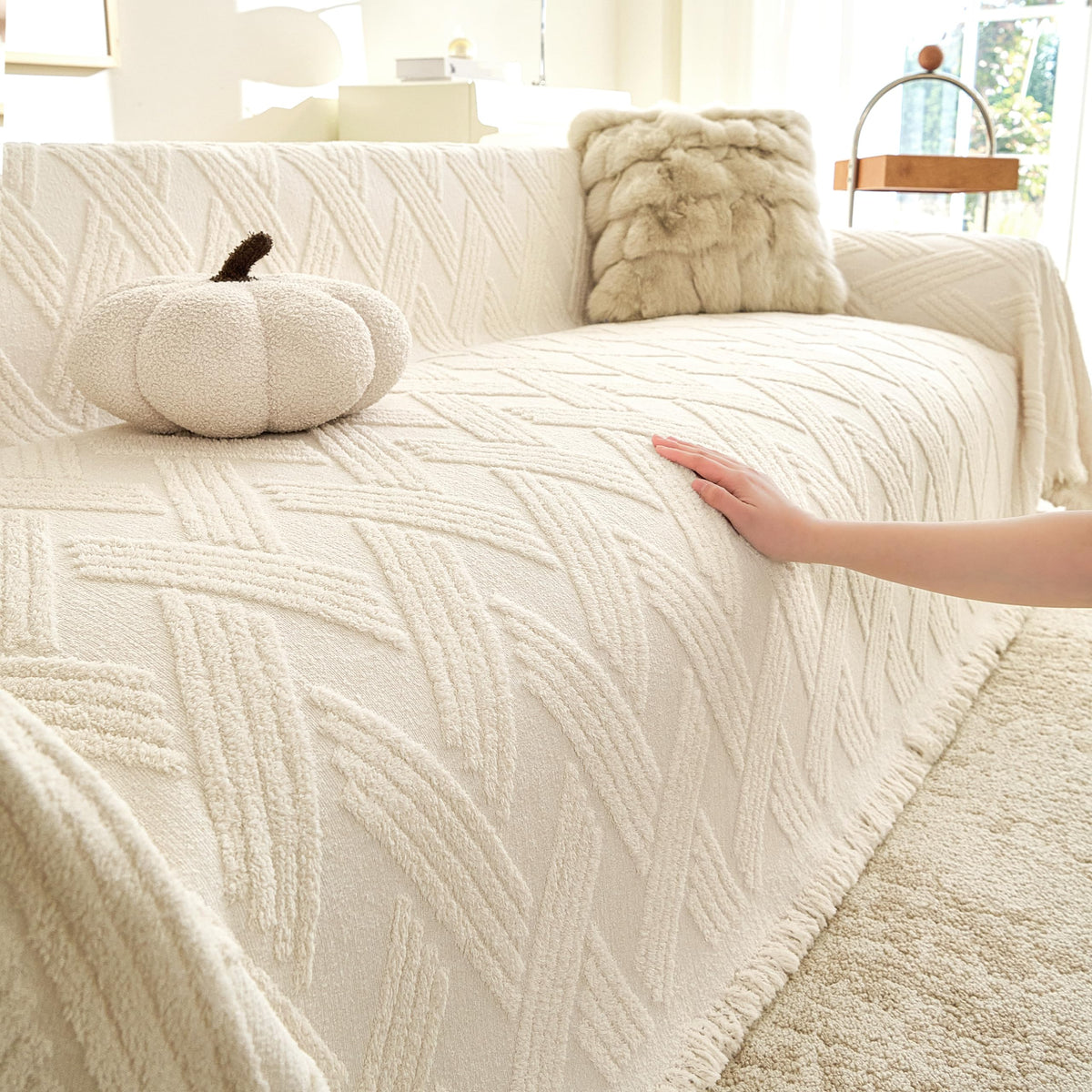 Couch Covers for Dogs, Sofa Covers for 3 Cushion Couch Washable