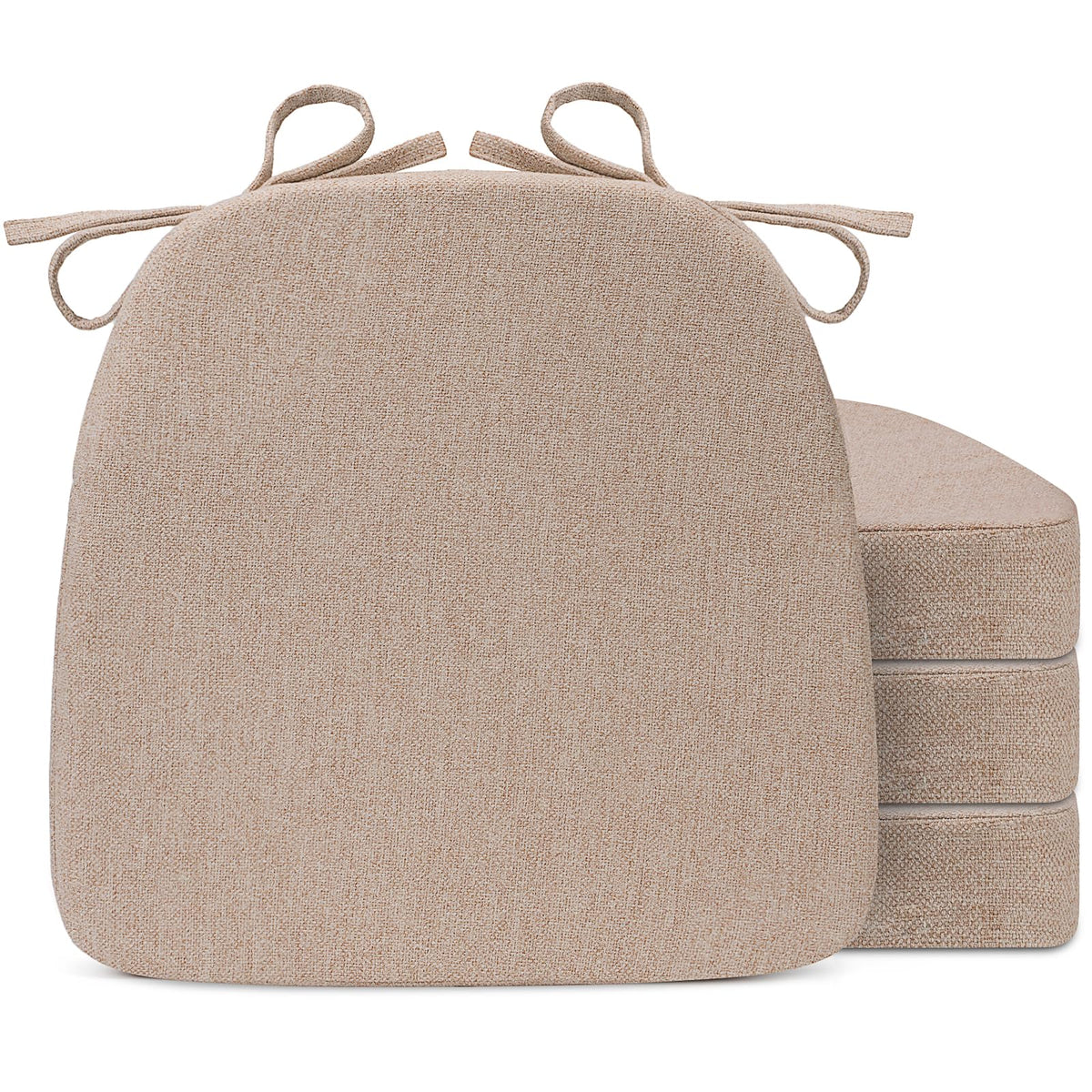 Sunsleek Chair Cushions for Dining Chairs D-Shaped Seat Cushions Chair Pads