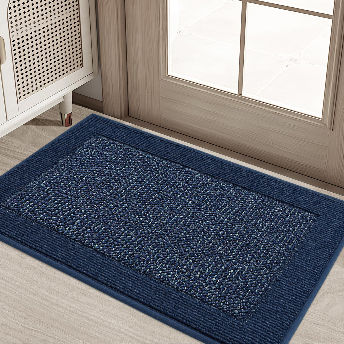 BEQHAUSE Indoor Door Mat 20" x 32", Dirt Trapper Door Mats, Taupe