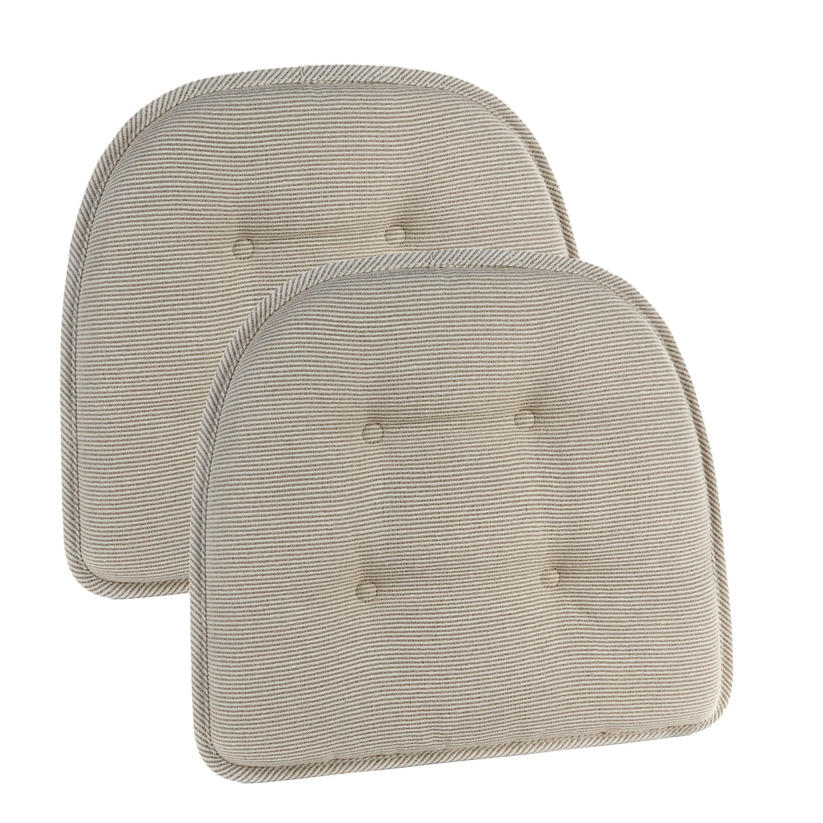 Non-Slip Chair Cushions, Assembled in USA, U-Shaped Skid-Proof Seat Pads for Dining Room, Kitchen, Office, 15"x16"