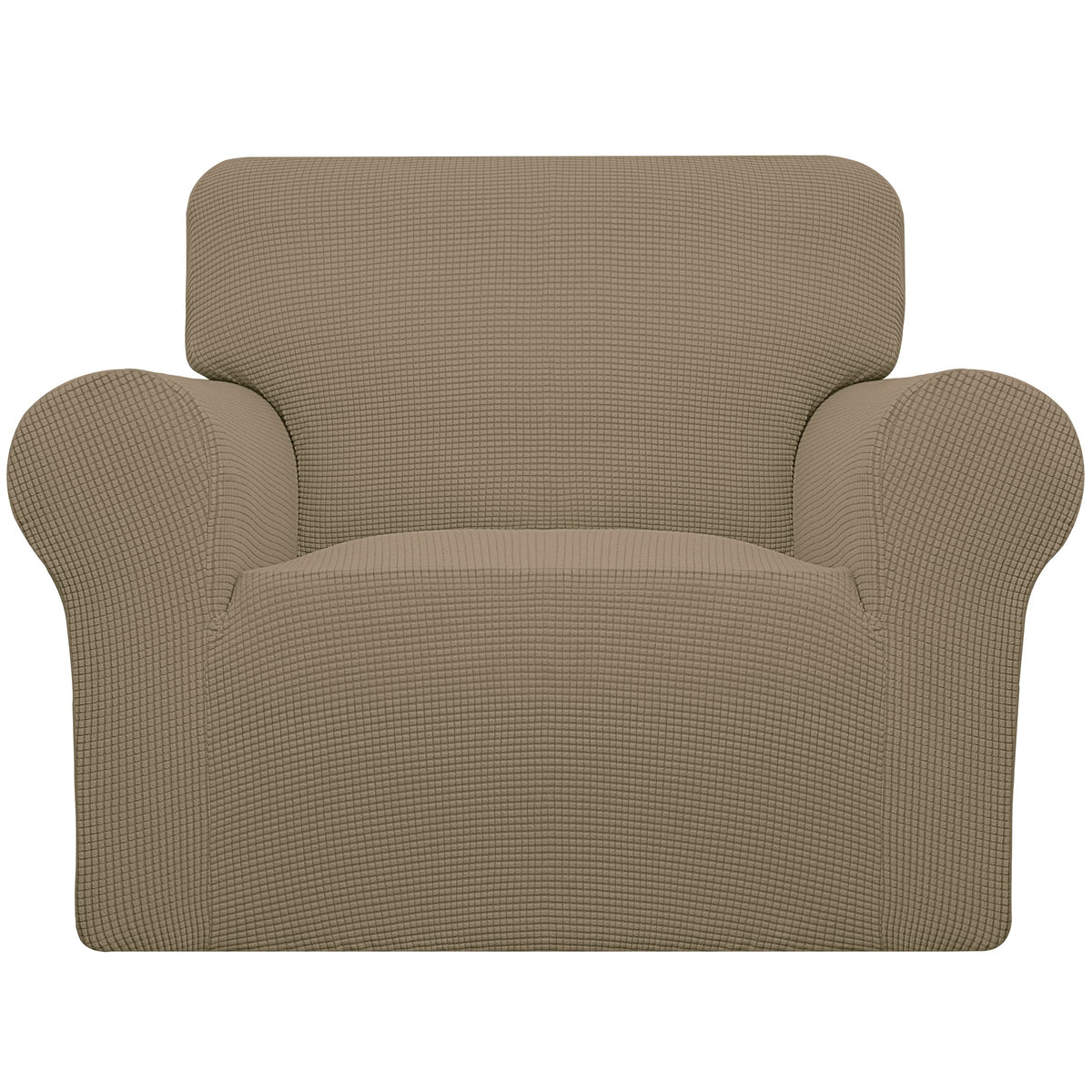 Easy-Going Stretch Loveseat Couch Covers Washable Dark Gray