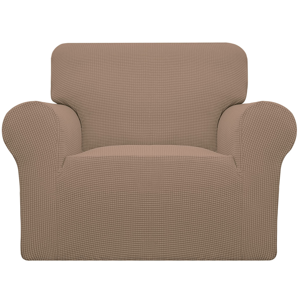 Easy-Going Stretch Loveseat Couch Covers Washable Dark Gray