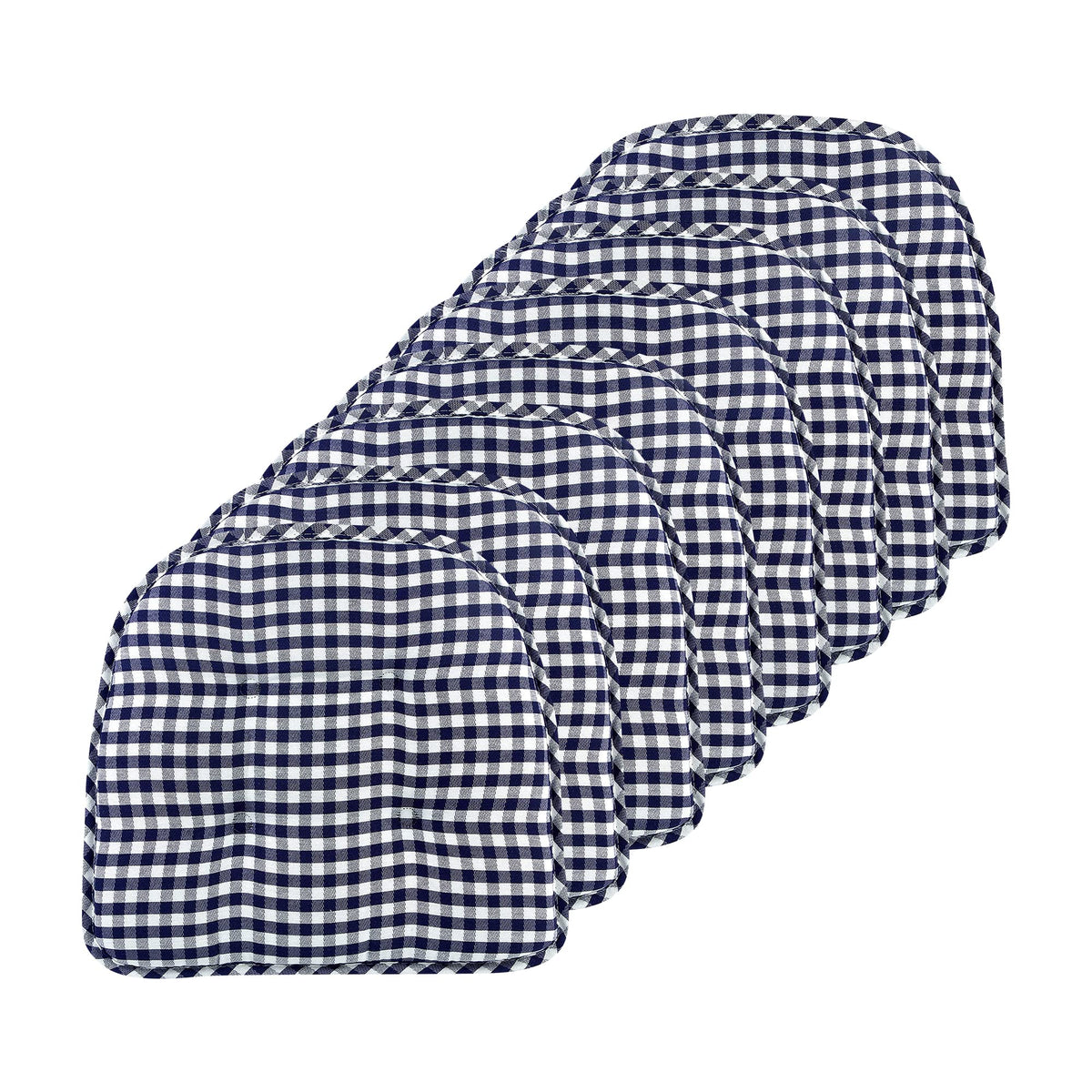 Non-Slip Chair Cushions, Assembled in USA, U-Shaped Skid-Proof Seat Pads for Dining Room, Kitchen, Office, 15"x16"