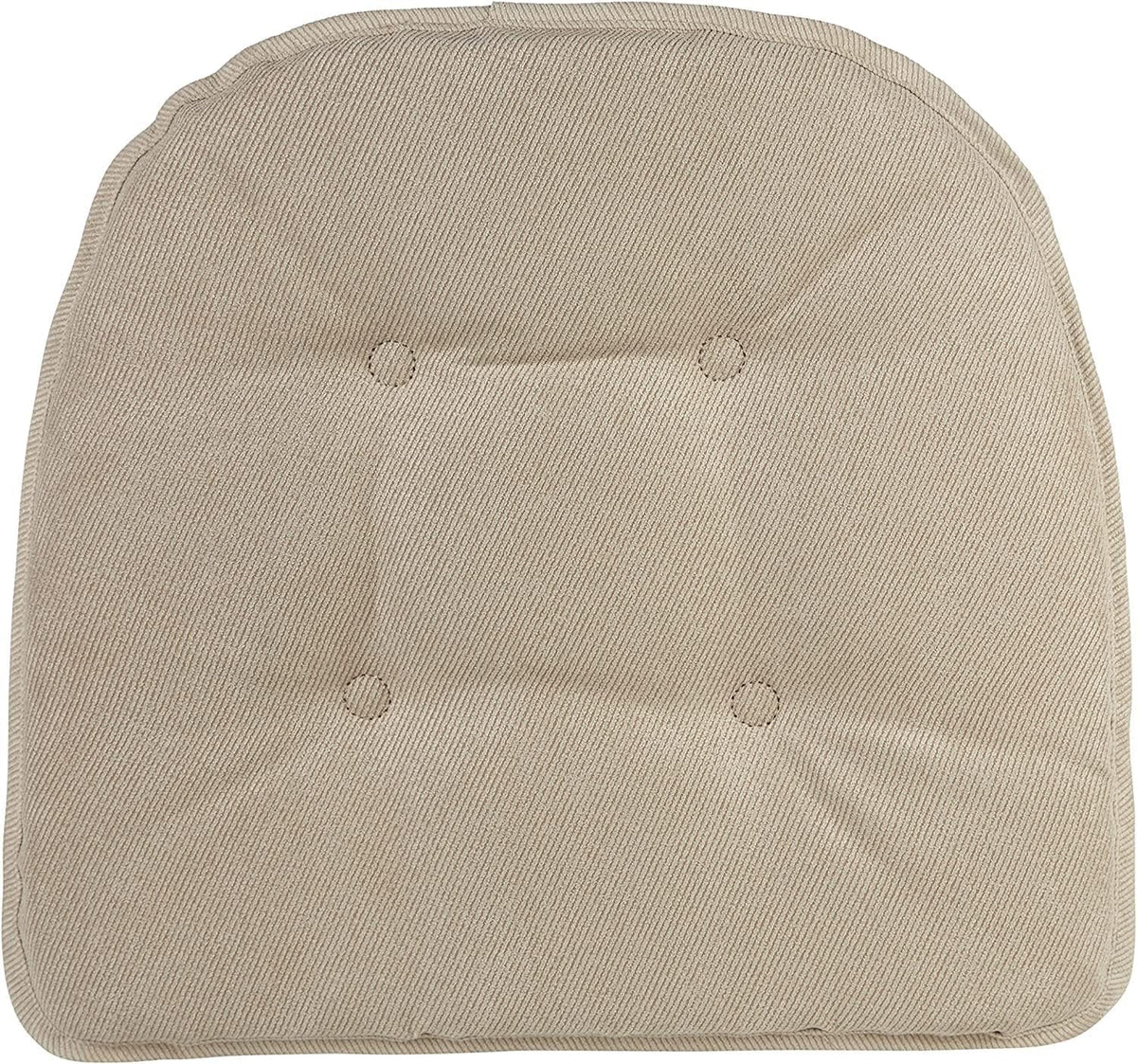 Non-Slip Chair Cushions, Assembled in USA, U-Shaped Skid-Proof Seat Pads for Dining Room, Kitchen, Office, 15"x16"