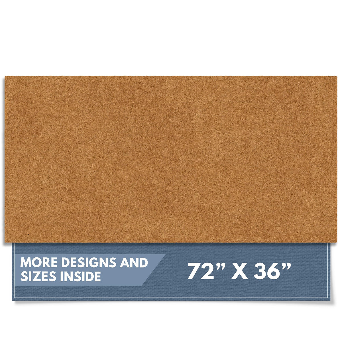 Barnyard Designs Natural Coco Coir Non-Slip Doormat (24x36, Welcome)