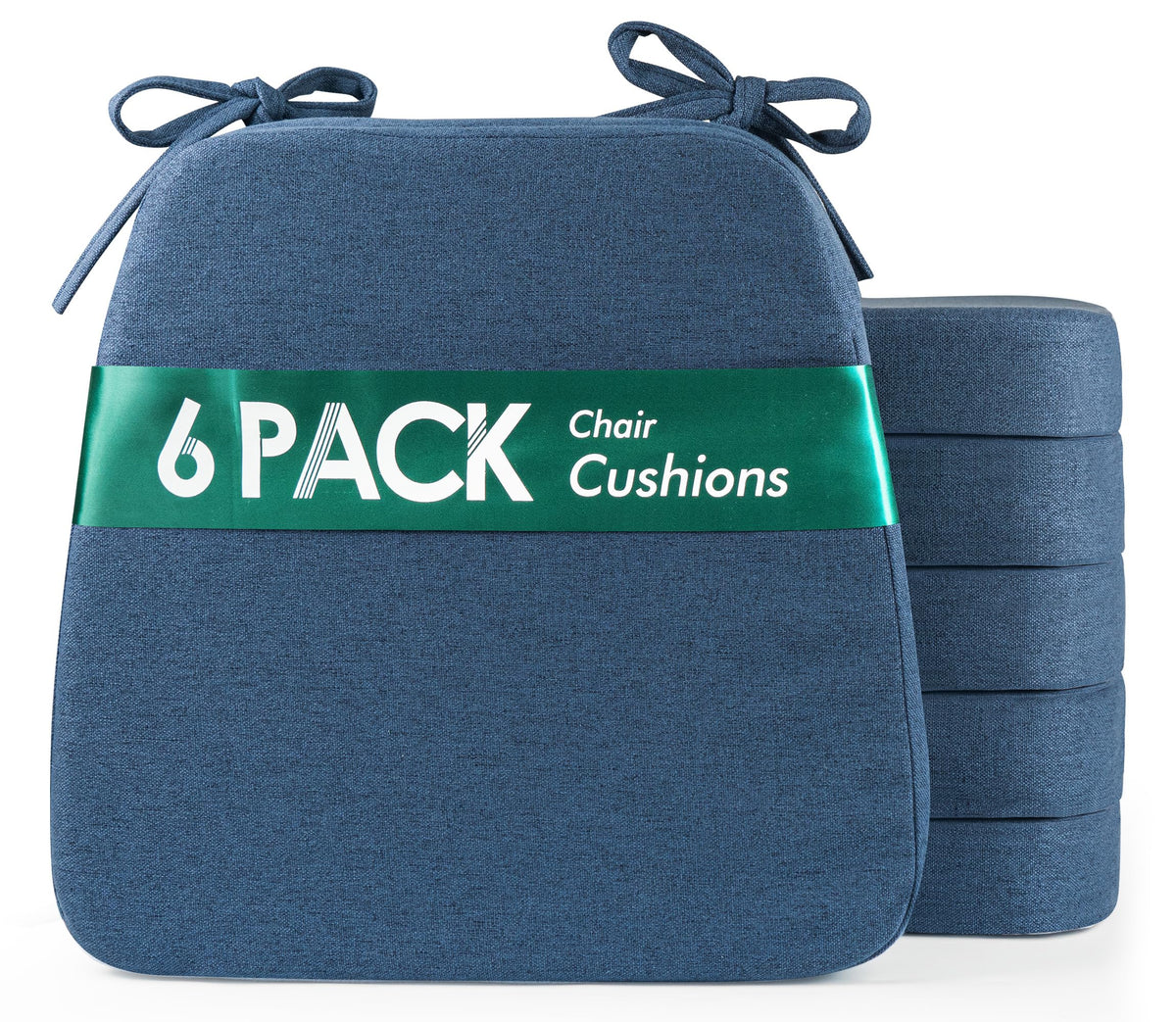 kingphenix Chair Cushions for Dining Chairs, Set of 4, 2.5 Inches Thick
