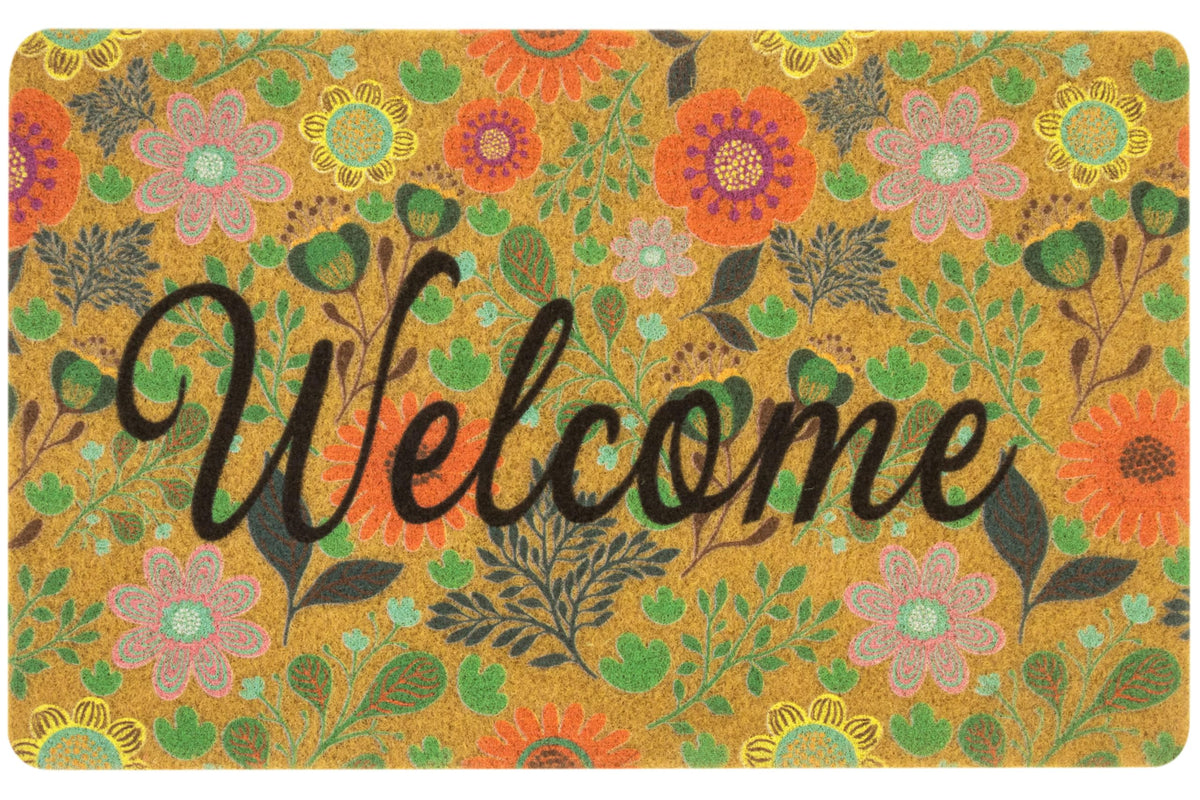 Hello-Pumpkin-Welcome-Doormat Fall-Indoor-Outdoor-Non-Slip-Door-Mat 17"x29"